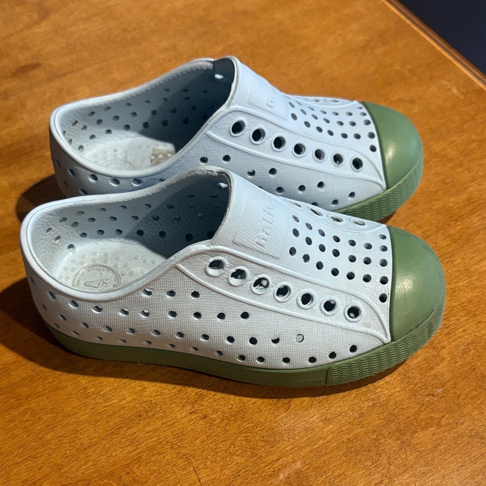 Native Kids blue and Green  Shoes